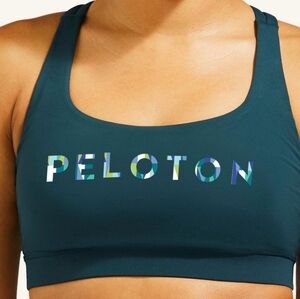 Deep green Lululemon X Peleton sports bra size 4!